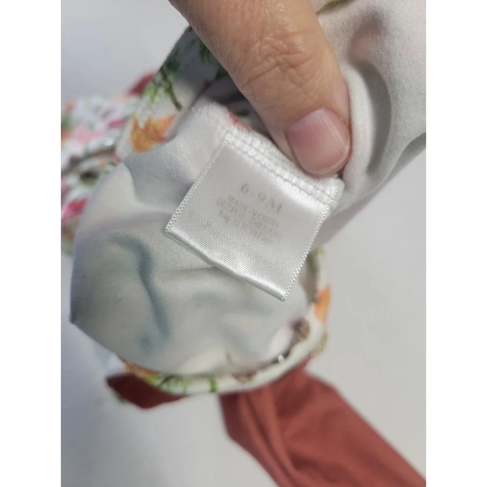 Pete + Lucy Kids Harvest Red Truck Pumpkin‎ Fall Romper Rust 6-9M